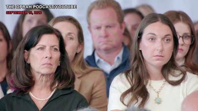 Oprah's audience cheer for women of color who don't have Clancy's 'privilege'
