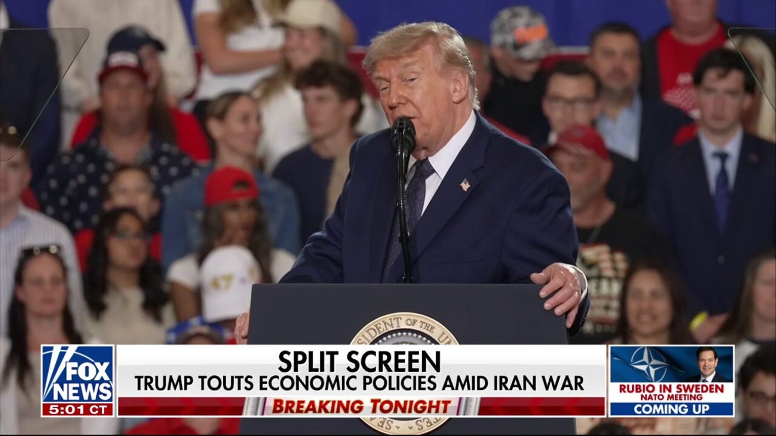 Trump promises Iran conflict will end soon, gas prices will drop
