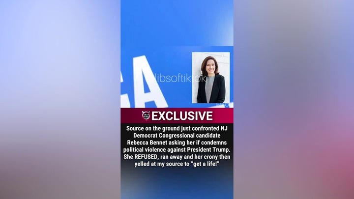 Video shows NJ congressional candidate walking away from question on Trump violence