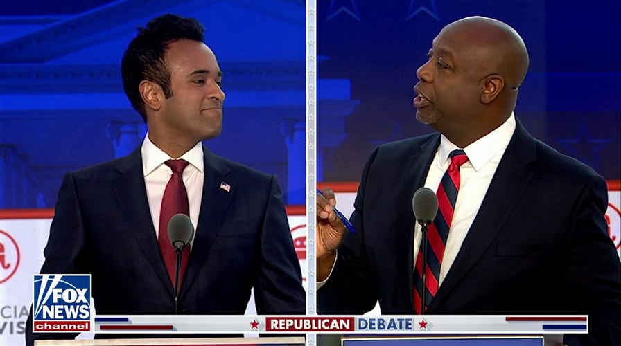 Tim Scott clashes with Ramaswamy over alleged China business ties