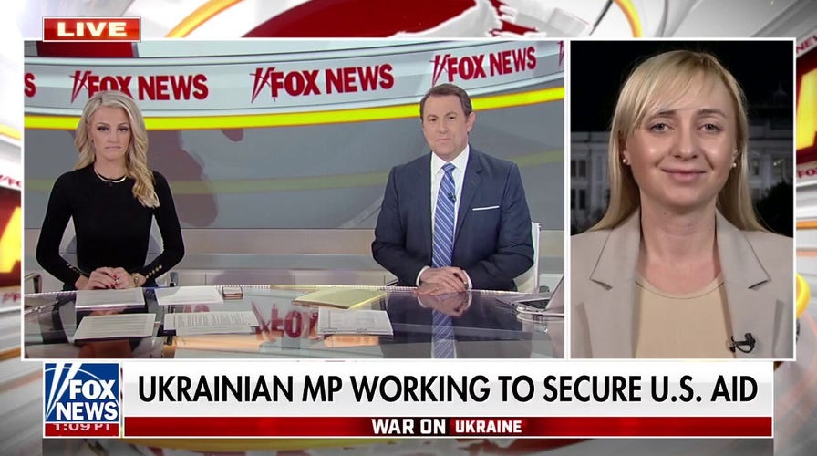 Pregnant Ukrainian member of Parliament lobbying in DC