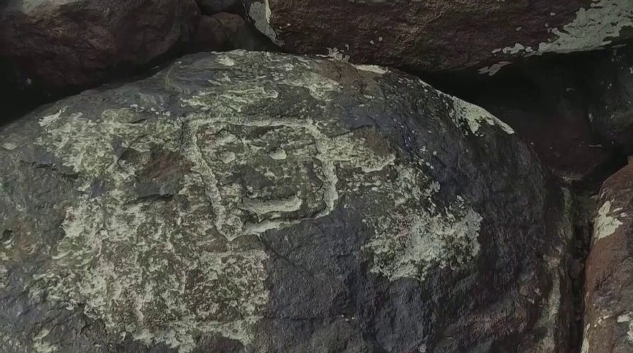 Ancient Brazilian rock carvings of human faces revealed along Amazon River