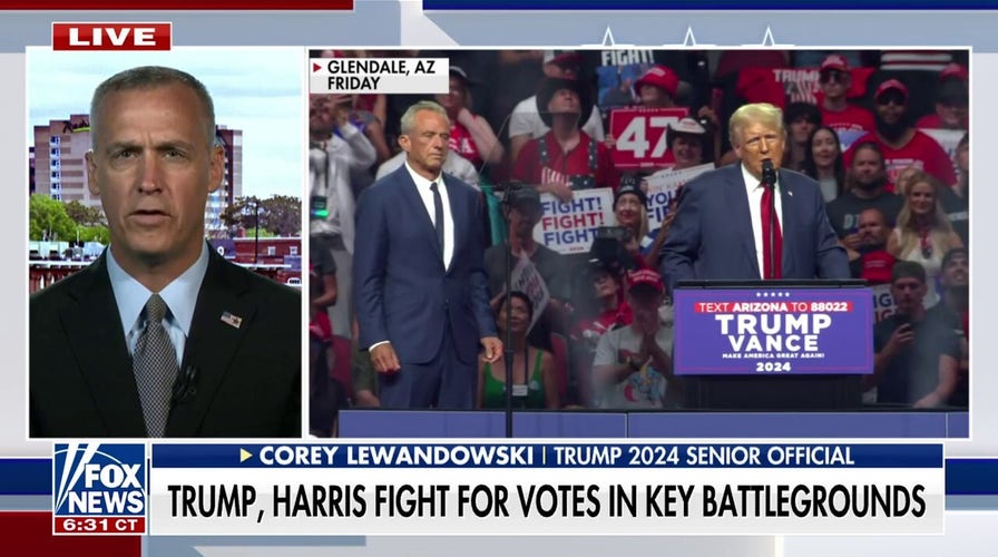 Trump campaign senior adviser Corey Lewandowski on the former president crisscrossing the battleground states. 