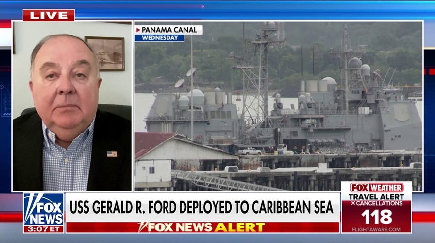 US Navy deploys largest craft bearer to Caribbean Sea