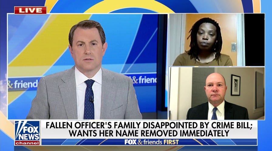 Family asks for fallen officer's name to be taken off Maryland crime bill 