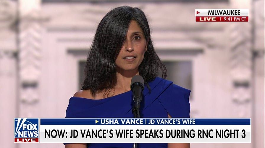 Usha Vance on why her husband will be a great vice president