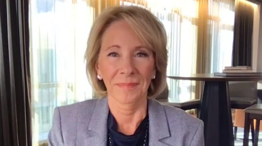 Media coverage of Democratic governors lifting school mask mandates the 'height of hypocrisy': DeVos