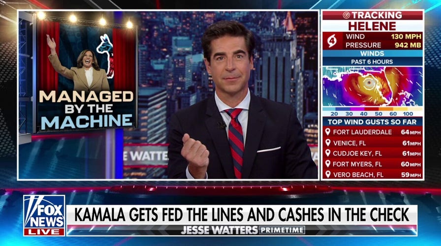 Kamala Harris uses ‘buzzwords’ because she doesn’t have a grasp of the issues: Watters