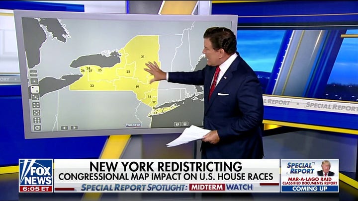  New York redistricting makes a big difference in the races: Bret Baier