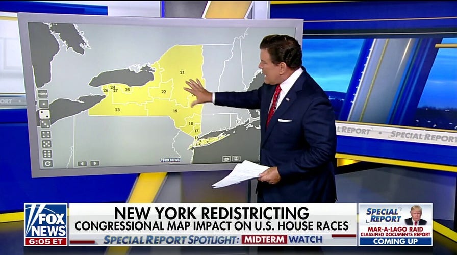  New York redistricting makes a big difference in the races: Bret Baier