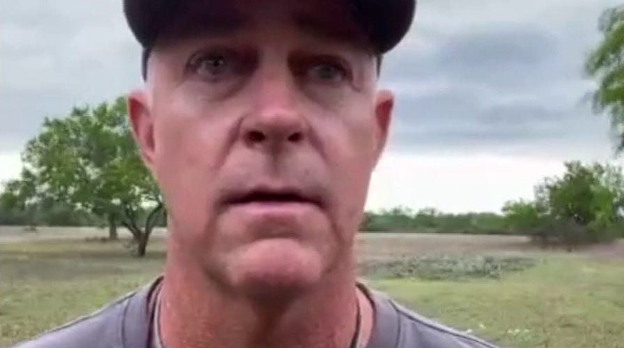 Rancher's interview interrupted as border agents pursue migrants