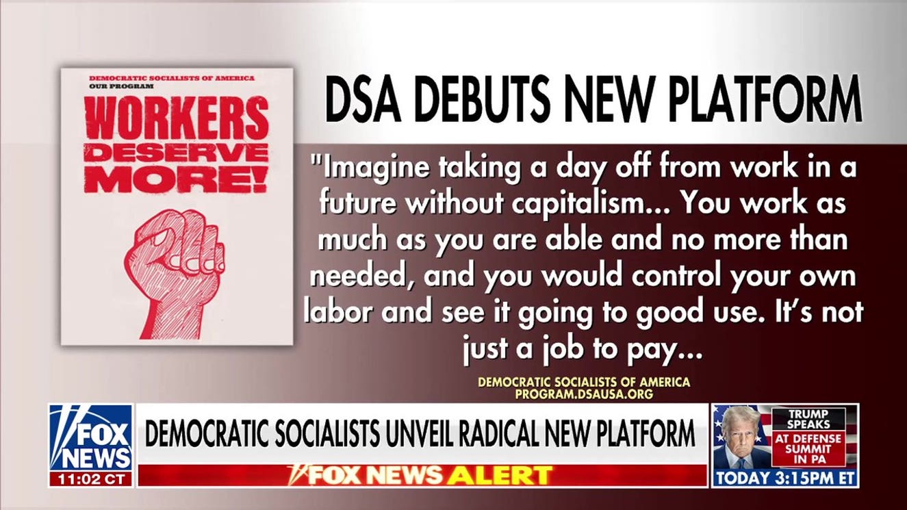 DSA platform: No Senate, no president, no bills