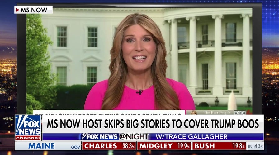 MS NOW host skips big stories to cover Trump boos