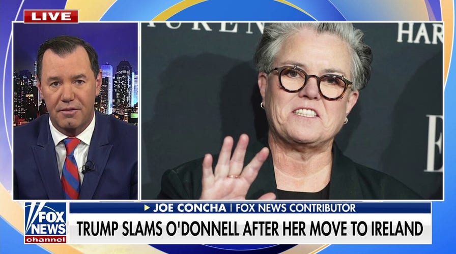 Trump praised for 'biggest accomplishment' after Rosie O'Donnell 'self-deports' to Ireland