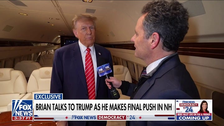 ‘Fox & Friends’ goes inside Trump campaign plane as candidates make final push in New Hampshire
