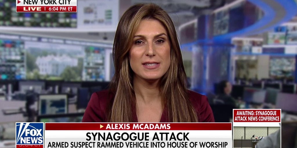 Armed suspect rams vehicle into Michigan synagogue: Report