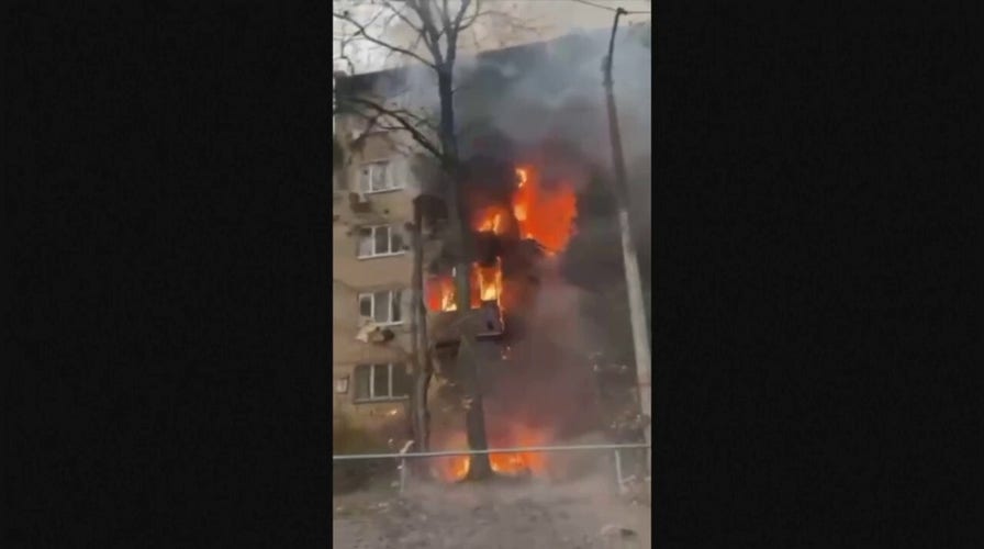 Ukraine says missile strikes hit residential buildings in Kyiv