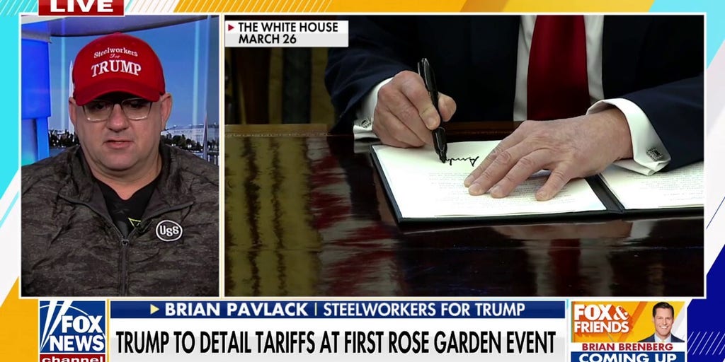 US steelworker praises Trump's tariff 'Liberation Day': 'Putting American companies first'