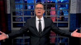 Stephen Colbert reacts to the news of ABC suspending Jimmy Kimmel's late night show