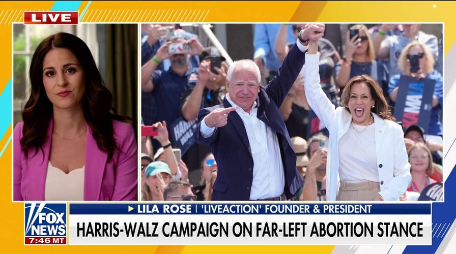 Harris-Walz is the most ‘pro-abortion ticket’: Lila Rose