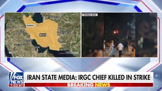 Iranian Revolutionary Guard chief killed in a strike, state media says
