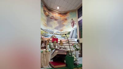 Priest fatally struck by falling crucifix during livestreamed Mass