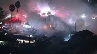Fireworks cause massive fire at Los Angeles home