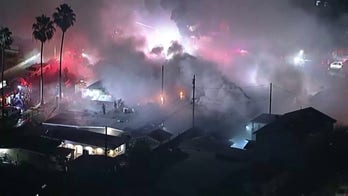 Fireworks cause massive fire at Los Angeles home