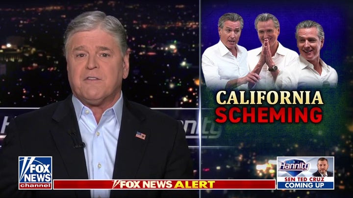 Sean Hannity: Gavin, keep playing 'make-believe Trump' and letting your state suffer