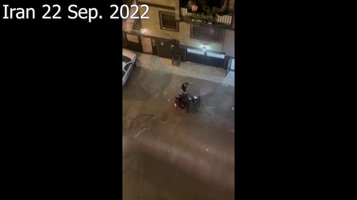 Nightly protests erupt in Iran following death of Mahsa Amini.