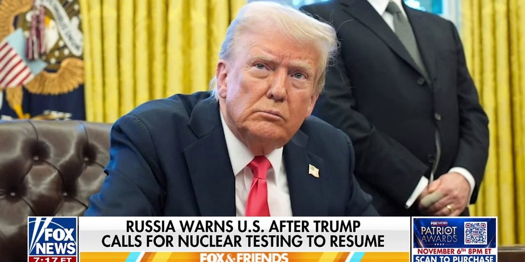 Russia issues warning after Trump orders nuclear testing to resume: 'Will act accordingly'