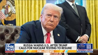 Russia issues warning after Trump orders nuclear testing to resume: 'Will act accordingly'