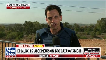 Israeli forces launch large incursion into Gaza overnight