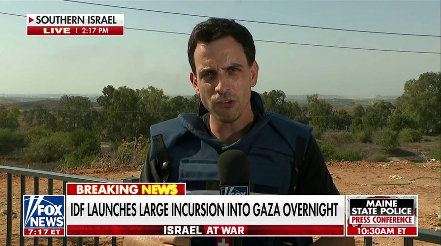 Israeli forces launch large incursion into Gaza overnight