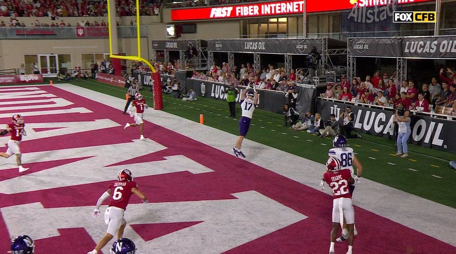 Aidan Chiles finds Griffin Wilde for 8-yard TD, shrinking Northwestern's deficit against Indiana