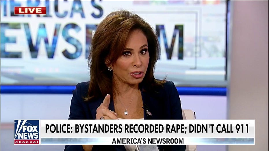 Judge Jeanine on woman who was raped as train riders did nothing: ‘Total disintegration of society’