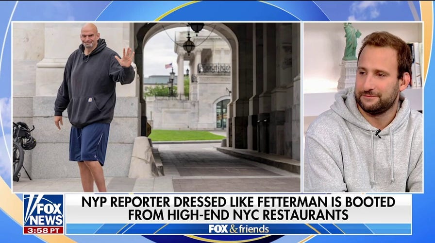 Reporter denied entry into restaurants while wearing Fetterman-inspired clothes