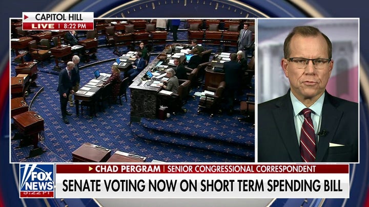 Senate votes on short-term spending bill