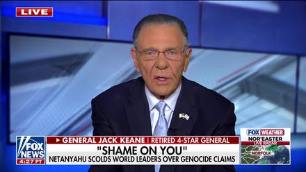 Jack Keane defends Israel's military campaign, praises Netanyahu's UN speech