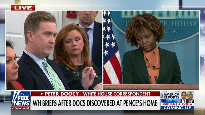 White House pressed on whether Biden’s docs story was ‘leaked,’ why he had the documents