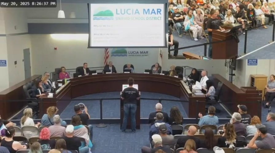 California high school athlete tells school board she changes in her car to avoid trans athlete in girls' locker room