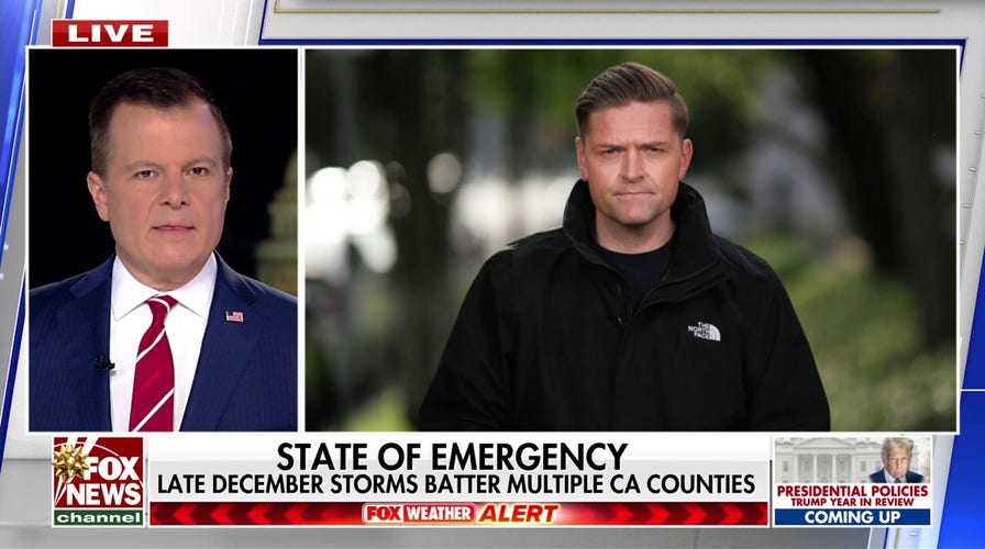 Residents in southern California brace for more storms