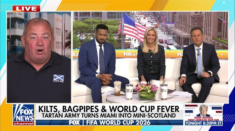 Scotland's Tartan Army brings World Cup fever, charity to US cities