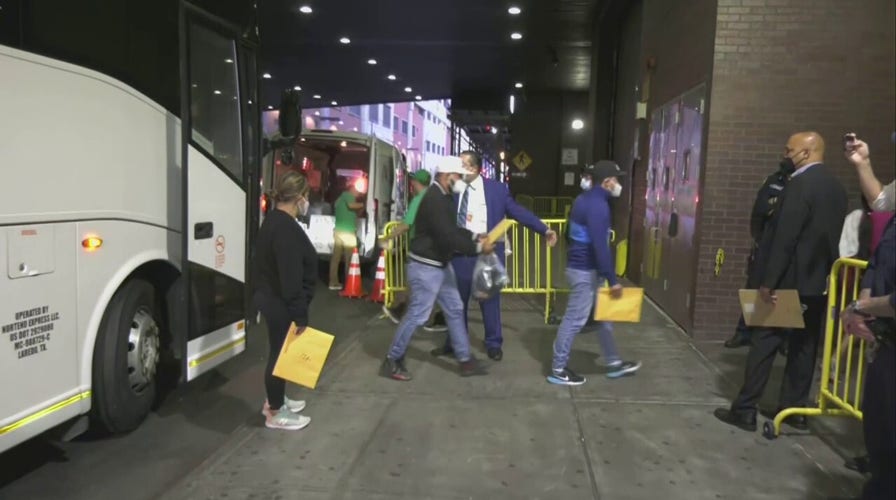 Another migrant bus from Texas arrives in NYC