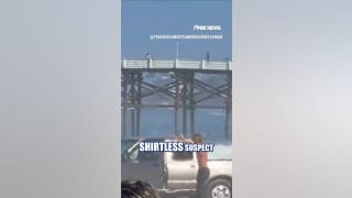 SEE IT: San Diego police chase ENDS on beach