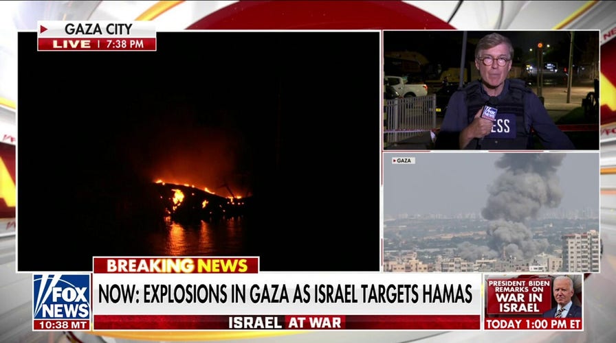 Explosions heard in Gaza as Israeli airstrikes target Hamas 