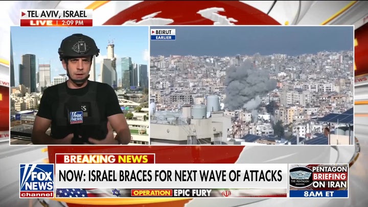 Trey Yingst reports live from Tel Aviv as Iran retaliates with missile attacks