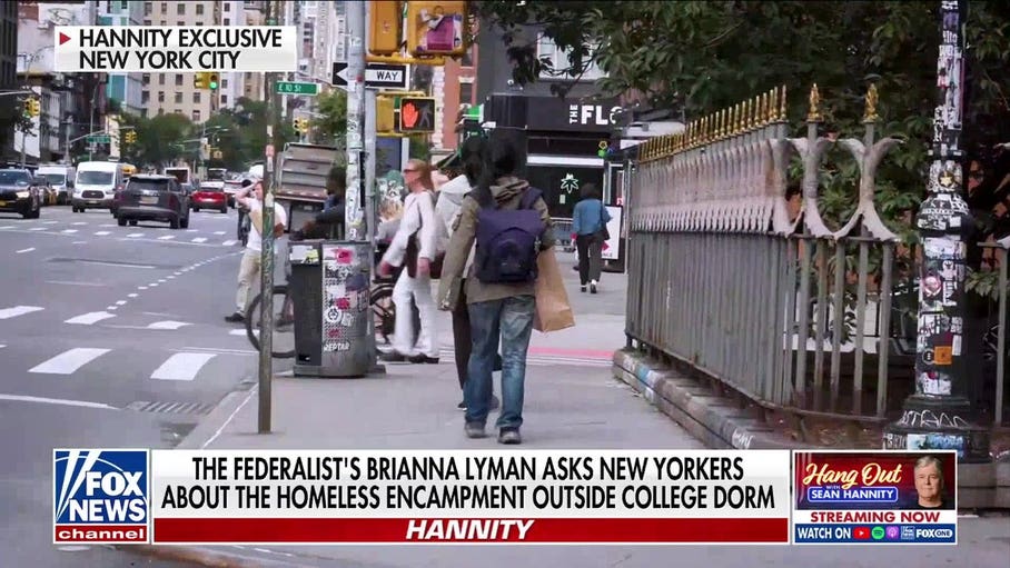 New York City homeless encampment pops up near NYU student dorms