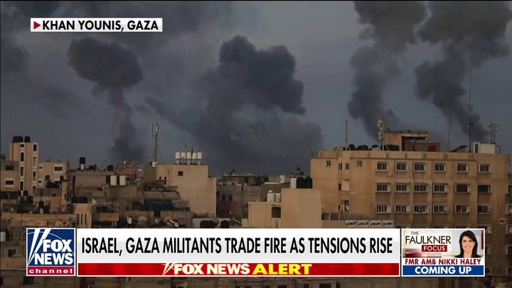 Israel, Gaza militants trade fire as tensions rise: Trey Yingst reports from the ground