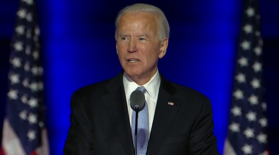 President-elect Joe Biden delivers victory speech to the nation